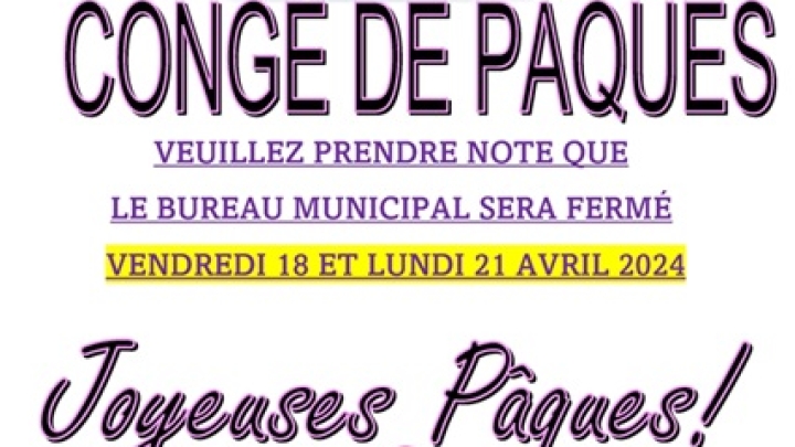 Congé de Pâques