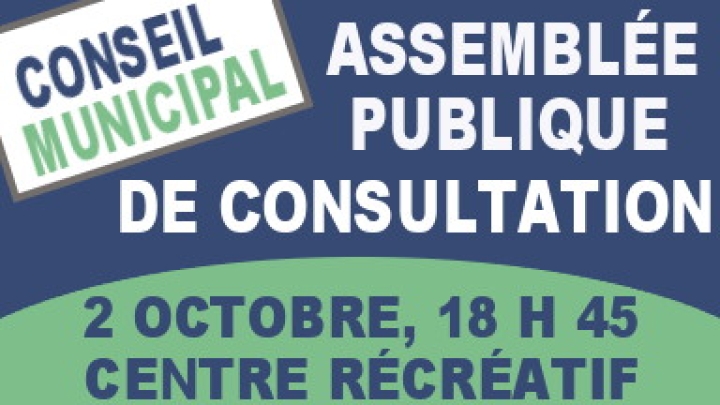 Assemblée publique de consultation - Premier projet de résolution PPCMOI 2025-02