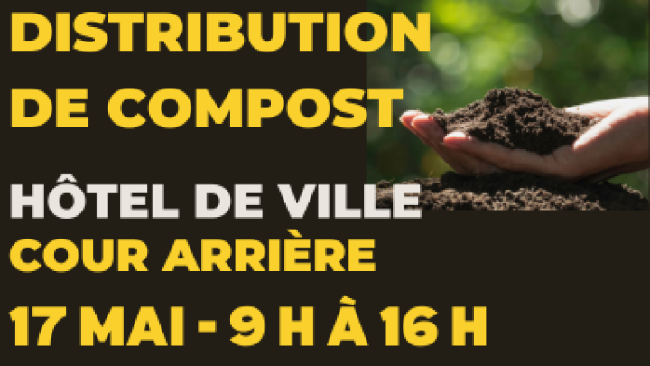 Distribution de compost