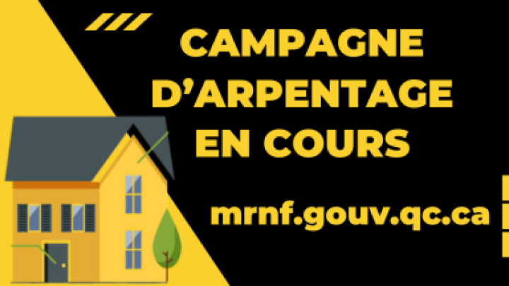 Campagne d'arpentage MRNF 2025