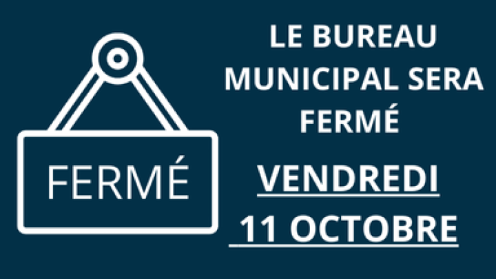 Bureau fermé