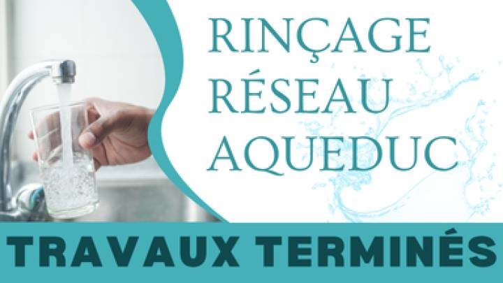 Terminé - Lavage du réseau d'aqueduc - Saint-Prosper
