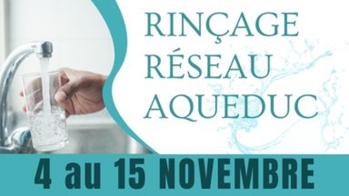 Rinçage réseau aqueduc