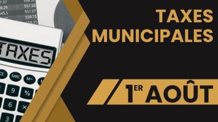3e versement de taxes municipales