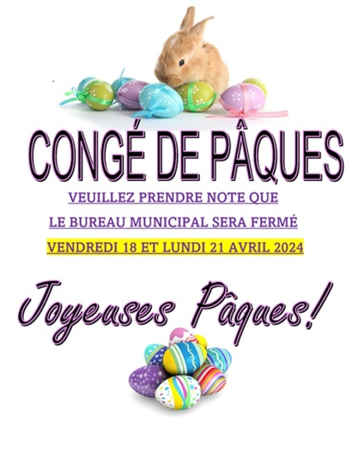 Congé de Pâques