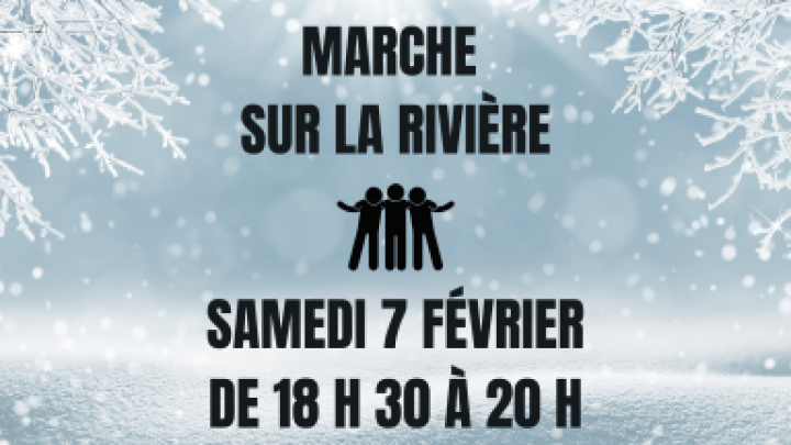 Marche sur la rivière