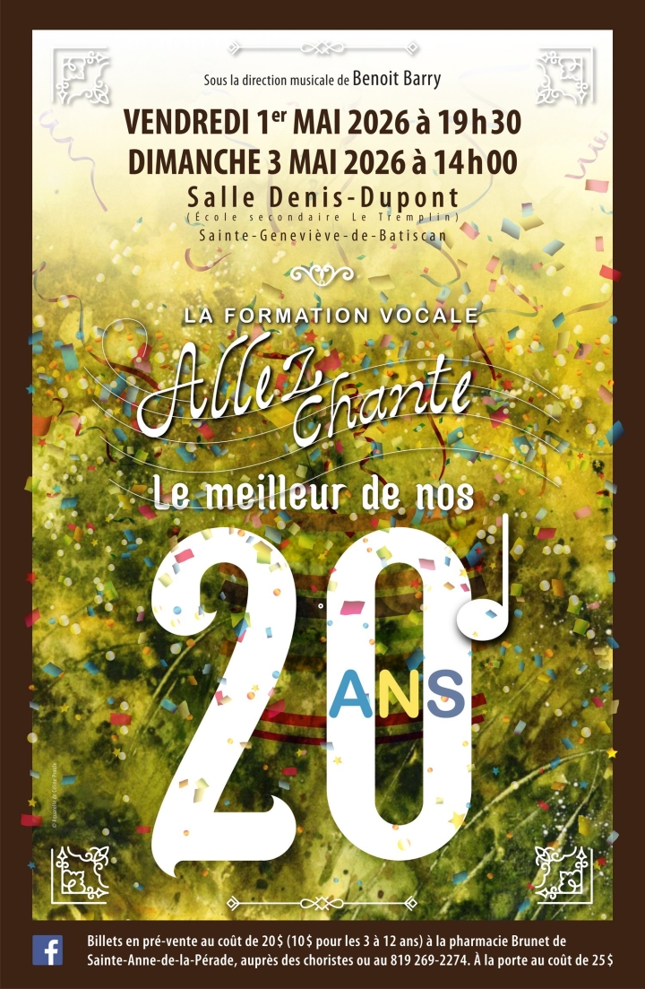 Concert de la formation vocale Allez chante