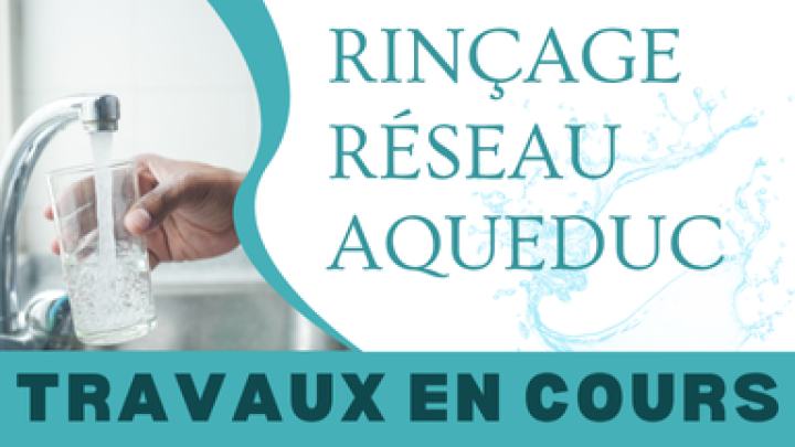 Travaux de rinçage du réseau - Mise à jour