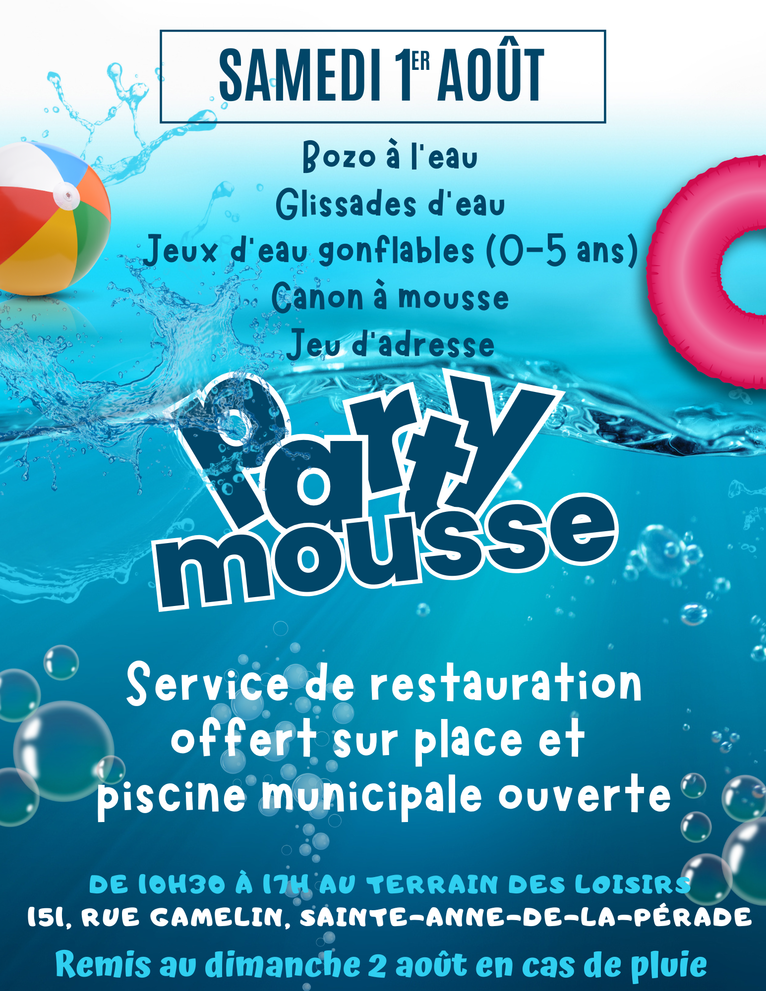 Party mousse 2026